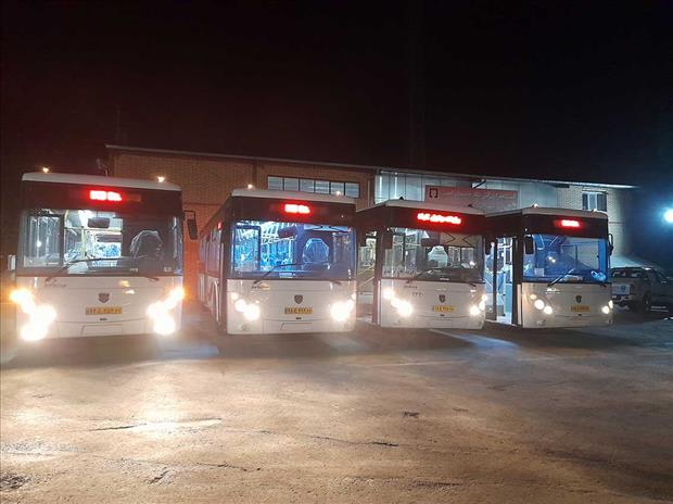 افزایش تعداد سه دستگاه اتوبوس نو به ناوگان اتوبوسرانی شهرداری شاندیز